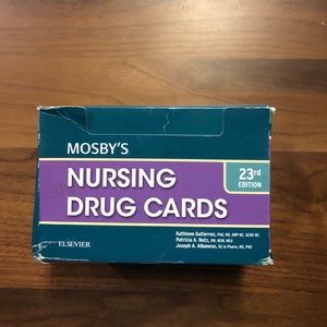Mosby’s nursing drug cards